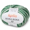 Coton à tricoter Bora Bora fils et laines Katia : Couleur:Vert