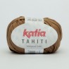 pelote de coton à tricoter Tahiti fils et coton katia : Couleur:Camel
