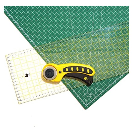 Kit planche de découpe + règle et couteau rotatif Réf 57/95/1609