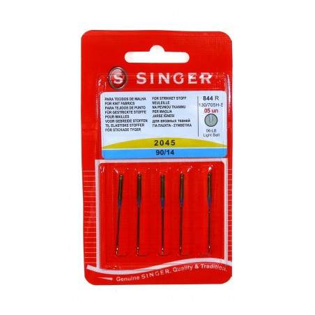 AIGUILLES SINGER STRETCH 2045 - 844R  MACHINE A COUDRE - ASSORTIMENT N°90 - SPECIAL MAILLES
