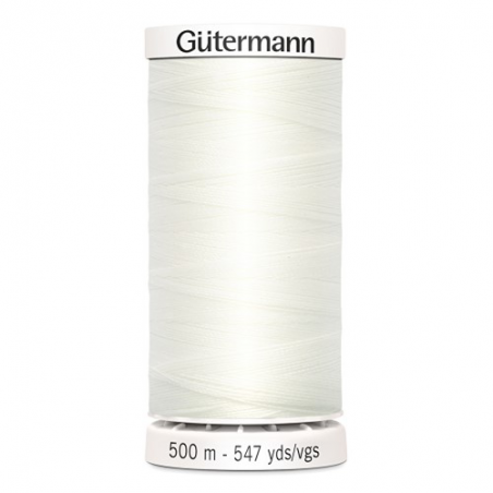 Fil à coudre gutermann 500m 100%polyester N111