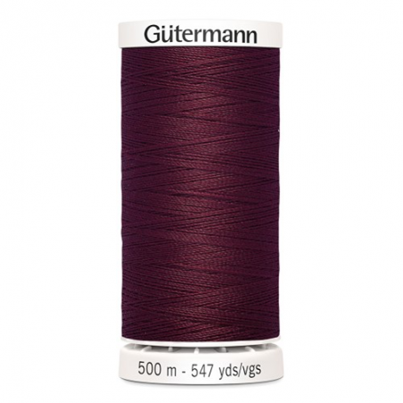 Fil à coudre gutermann 500m 100%polyester N369