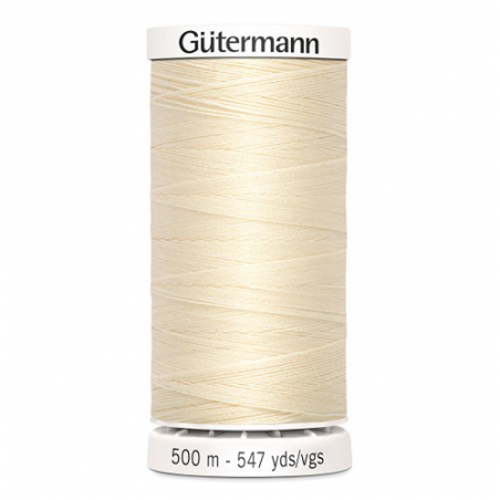 Fil à coudre gutermann 500m 100%polyester N414