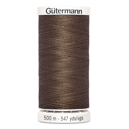 Fil à coudre gutermann 500m 100%polyester N672