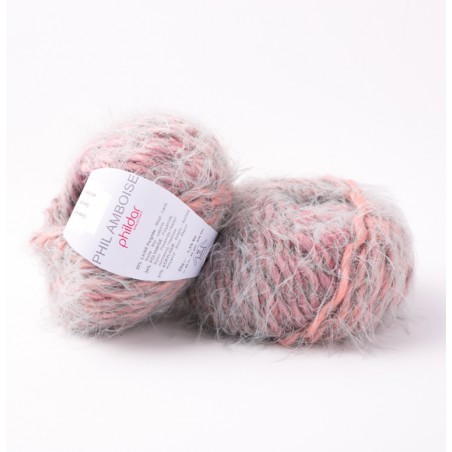 Laine fantaisie à tricoter Phil Amboise laine poilue phildar