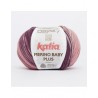 Pelote de laine à tricoter fil merino baby plus fil et laine Katia : Couleur:vesuve