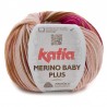 Pelote de laine à tricoter fil merino baby plus fil et laine Katia : Couleur:ceylan