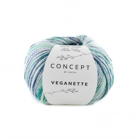 Laine à tricoter  Veganette concept by  fil et laine katia