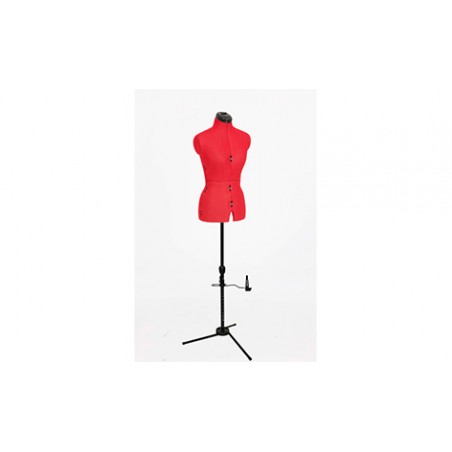 Mannequin Couture Rouge singer ajustable tailles 42 à 46