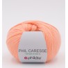 Laine layette à tricoter Phil Caresse laine phidar : Couleur:Corail