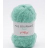 Laine poilue à tricoter phil gourmand laine phildar : Couleur:Menthe