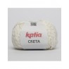 Katia CRETA coton à tricoter et crocheter : Couleur:Blanc