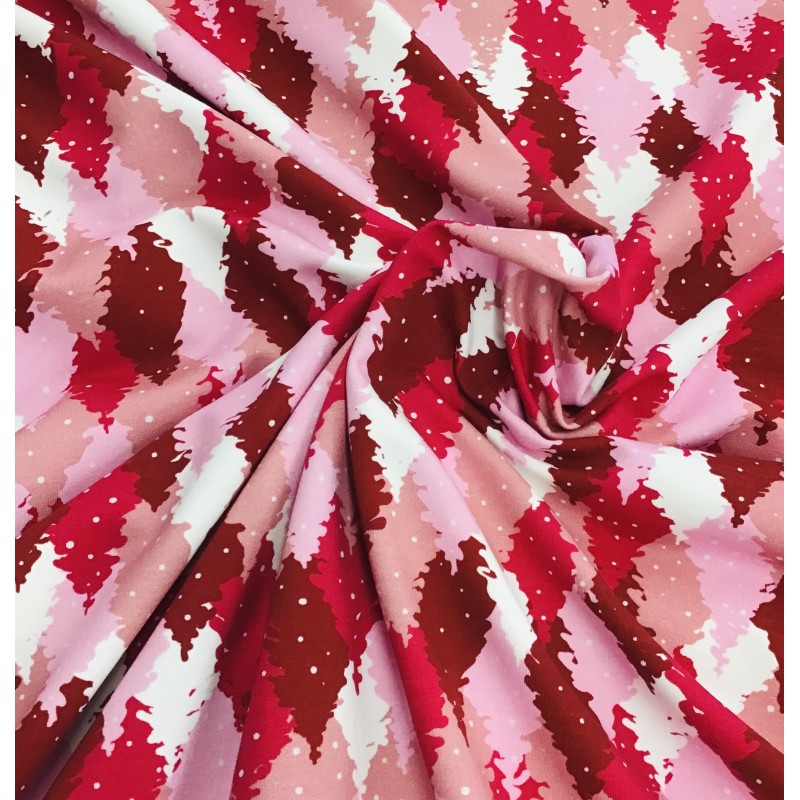 Tissu coton jersey imprimé au mètre