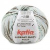 Pelote de laine à tricoter fil merino baby plus fil et laine Katia : Couleur:Renne