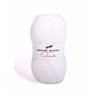 Pelote de laine à tricoter POULINETTE - Cheval Blanc : Couleur:Blanc