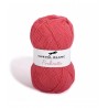 Pelote de laine à tricoter POULINETTE - Cheval Blanc : Couleur:Rouge