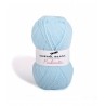 Pelote de laine à tricoter POULINETTE - Cheval Blanc : Couleur:ciel