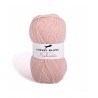 Pelote de laine à tricoter POULINETTE - Cheval Blanc : Couleur:Coquillage