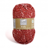 Pelote de laine à tricoter INDY - Cheval Blanc : Couleur:Coquelicot
