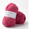 Laine classique à tricoter Phil Sport laine phildar : Couleur:Rose fushia
