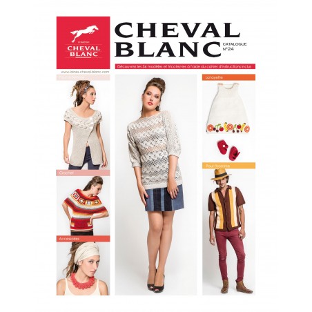 Catalogue de tricot CHEVAL BLANC N°24 Printemps-été 2017