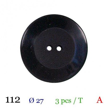 tube de 3 boutons BB112 diamètre 27 mm