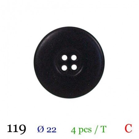 tube de 4 boutons BB119 diamètre 22 mm