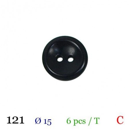 tube de 6 boutons BB121 diamètre 15 mm