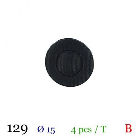 tube de 4 boutons BB129 diamètre 15 mm