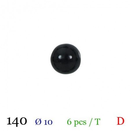 tube de 10 boutons BB140 diamètre 12 mm