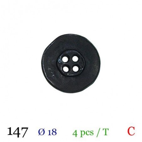 tube de 4 boutons BB147 diamètre 18 mm