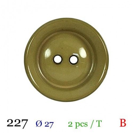tube de 2 boutons diamètre 27 mm BB227