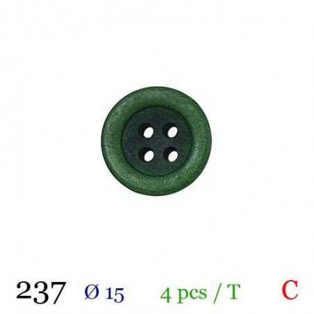 tube de 4 boutons diamètre 15 mm BB237