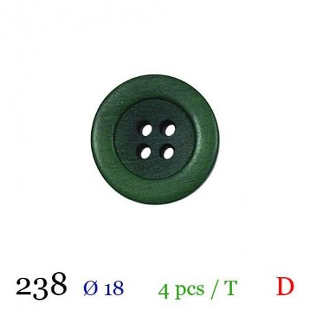 tube de 4 boutons diamètre 18 mm BB238