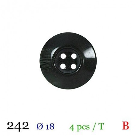 tube de 4 boutons diamètre 18 mm BB242