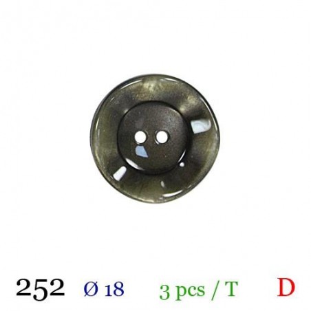 tube de 3 boutons diamètre 18 mm BB252