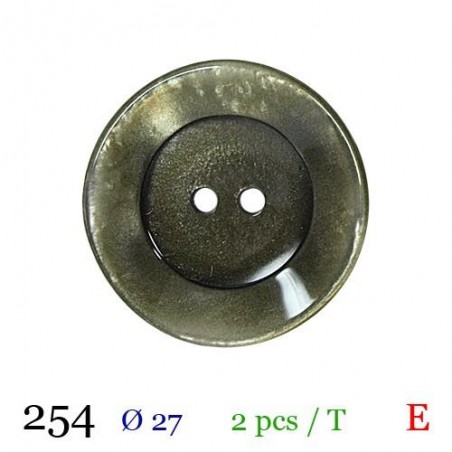 tube de 2 boutons diamètre 27 mm BB254