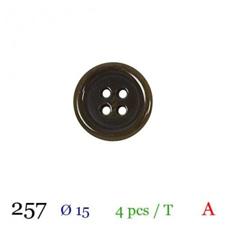 tube de 4 boutons diamètre 15 mm BB257