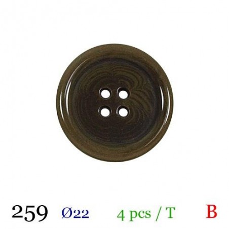 tube de 4 boutons diamètre 22 mm BB259
