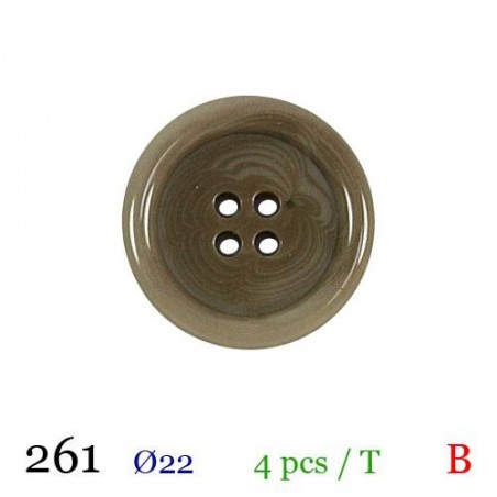 tube de 4 boutons diamètre 22 mm BB261