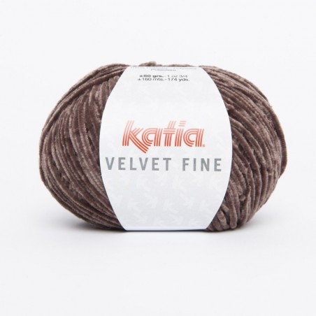 laine chenille à tricoter Velvet Fine velours - laine katia