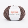 laine chenille à tricoter Velvet Fine velours - laine katia : Couleur:ourson