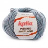 Merino Shetland - laine Katia : Couleur:ciel