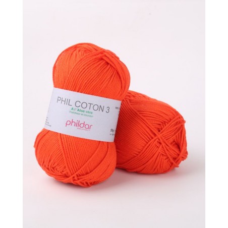 Coton 3 - coton à tricoter et crocheter de phildar