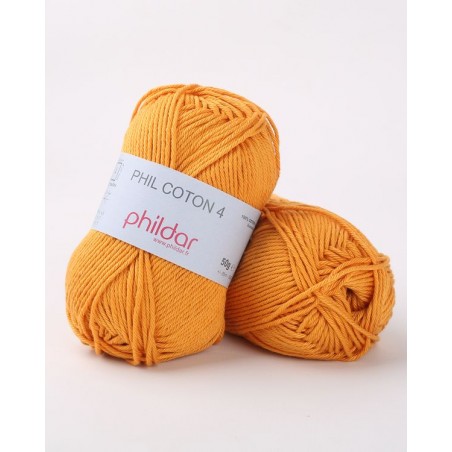 Coton 4 - fil coton à crocheter ou tricoter  phildar