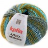 Laine a tricoter Azteca Milrayas - laine Katia -laine chinée : Couleur:Vert