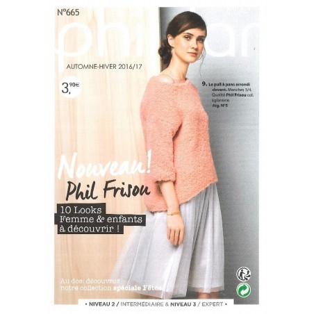 catalogue Phildar : Mini-catalogue n°665 femmes hiver