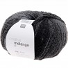 Pelote de laine à tricoter CREATIVE MELANGE DK - RICO Design : Couleur:Noir