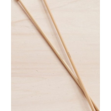 Aiguilles droites bambou PRYM 33 cm