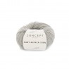 Laine naturelle à tricoter fil baby alpaca 100% fil et laine katia : Couleur:givre